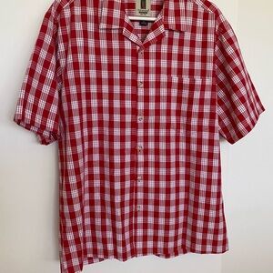 Vintage Palaka Style Botton Down Shirt by Tori Richard’s